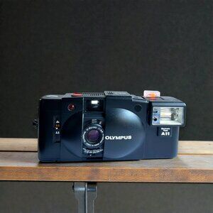 Olympus XA2 35mm Point and Shoot Film Camera With A11 Flash Bundle Tested